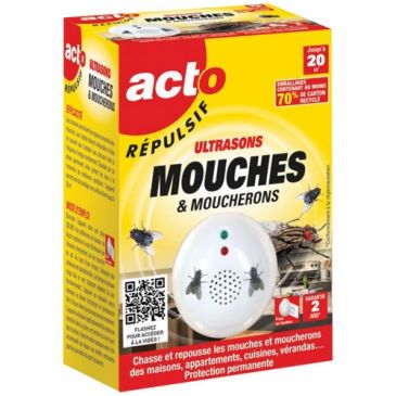 Répulsif Ultrasons Mouches et Moucherons - Mr.Bricolage