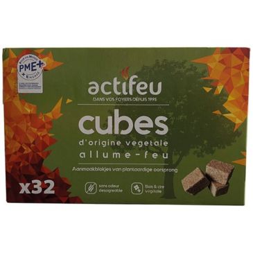 Cubes Allume-Feu Naturels Individuels