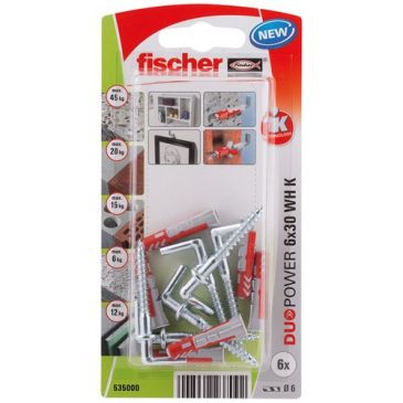 Fixation, chevilles, agrafes Cheville pour matériaux pleins en boîte - FISCHER