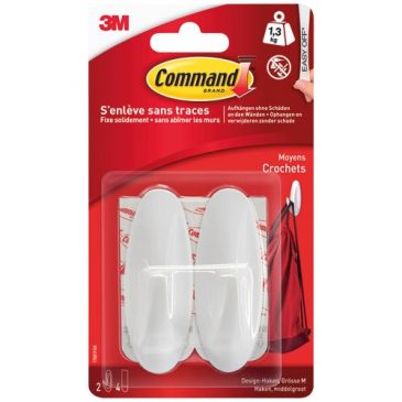 Quincaillerie d'ameublement Crochets & supports adhésifs - COMMAND