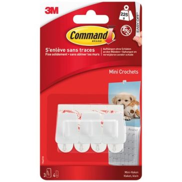 Quincaillerie d'ameublement Crochets & supports adhésifs - COMMAND