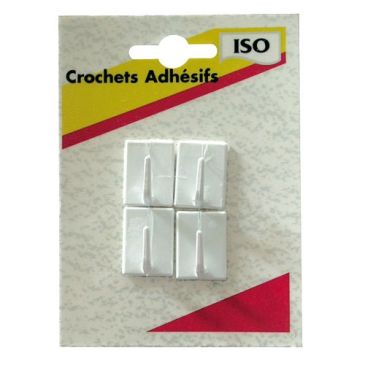Quincaillerie d'ameublement Crochets & supports adhésifs - ISO