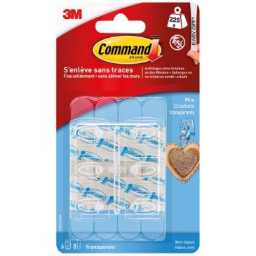 Quincaillerie d'ameublement Crochets & supports adhésifs - COMMAND