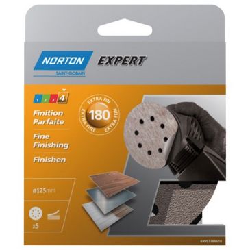 Accessoires et consommables outils éléctriques Disques abrasifs pour ponceuse - NORTON