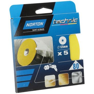 Accessoires et consommables outils éléctriques Disques abrasifs pour ponceuse - NORTON