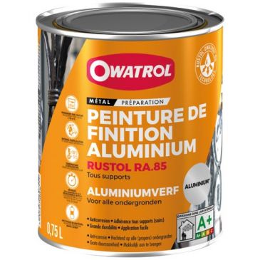 Peintures métaux / vernis / plastiques Spécial aluminium-argent - OWATROL