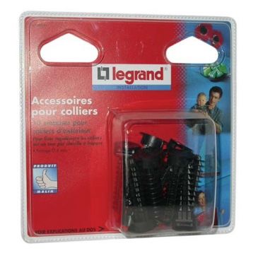 Accessoires électriques Colson et collier de serrage sur carte - LEGRAND