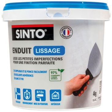 Matériaux reboucheurs Enduits prêts à l'emploi - SINTO
