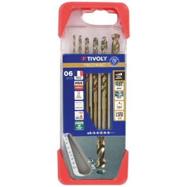 Mèches et accessoires perceuse Coffrets forets assortis - TIVOLY