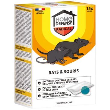 Raticides & anti nuisibles Tapettes & pièges rats, souris - HOME DEFENSE