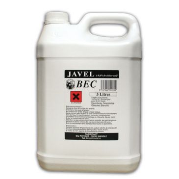 Entretien des sols et tapis Eau de Javel - BEC