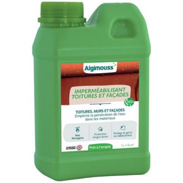 Imperméabilisants & étanchéïté Anti-mousse bâtiment - ALGIMOUSS