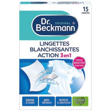 Entretien du linge Blanchiment du linge - DR BECKMANN