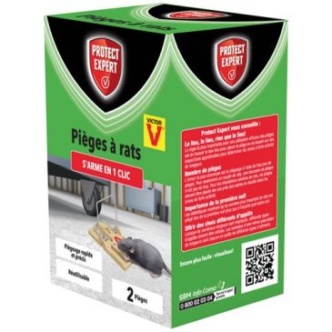 Raticides & anti nuisibles Tapettes & pièges rats, souris - PROTECT EXPERT