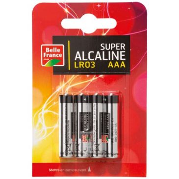 Piles Piles alcalines - BELLE FRANCE