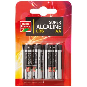 Piles Piles alcalines - BELLE FRANCE