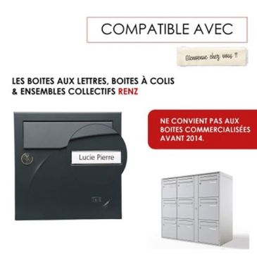Boîtes aux lettres et coffres Boîtes aux lettres - RENZ