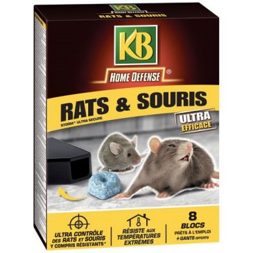 Raticides & anti nuisibles Tapettes & pièges rats, souris - KB HOME DEFENSE