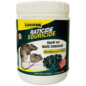 Raticides & anti nuisibles Raticides & souricides appâts - LUCIFER