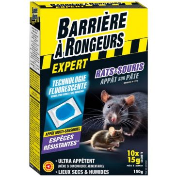 Raticides & anti nuisibles Raticides & souricides appâts - BARRIERE A RONGEURS