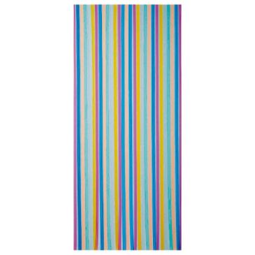 Rideau de porte en perles de bois multicolore 90 x 200 cm - Morel