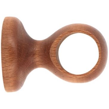 Tringleries bois, métal, accessoires Tringles bois d.28 noyer - MOBOIS