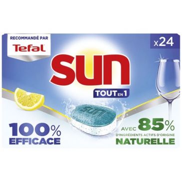 Produit vaisselle Pastilles, gel & poudre - SUN