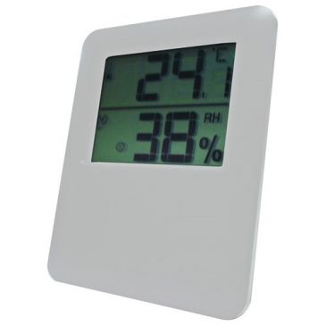 Thermomètre / hygromètre intérieur magnétique blanc coloris unique Otio